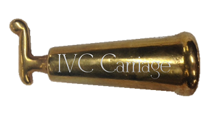 Fancy Singletree Ends - Brass | IVC Carriage