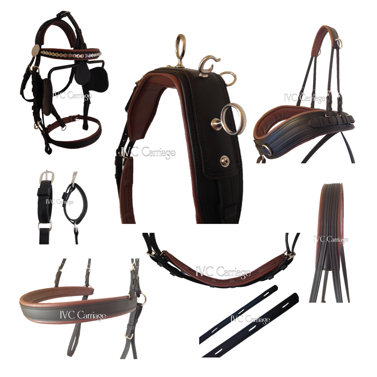 Biothane Mini Harness IVC Enhanced BioThane Beta Pony Harness | IVC Carriage