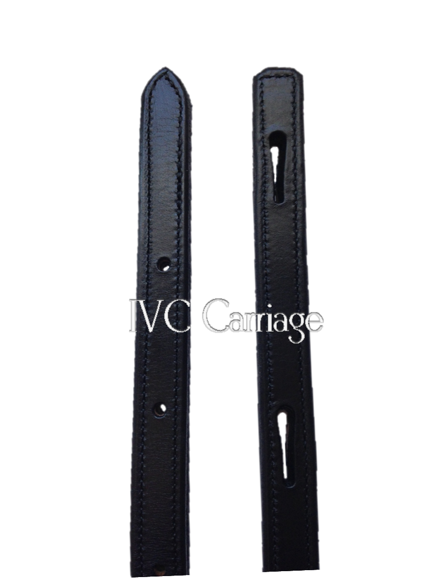 Miniature Leather Harness Slot End Traces | IVC Carriage