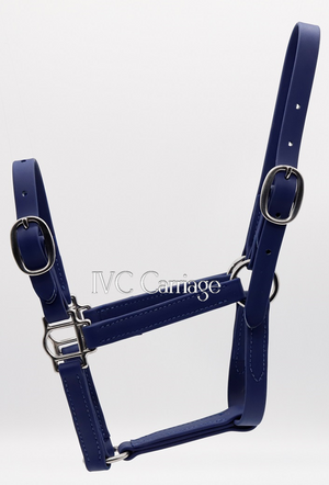 BioThane Nose Buckle Halter Navy | IVC Carriage