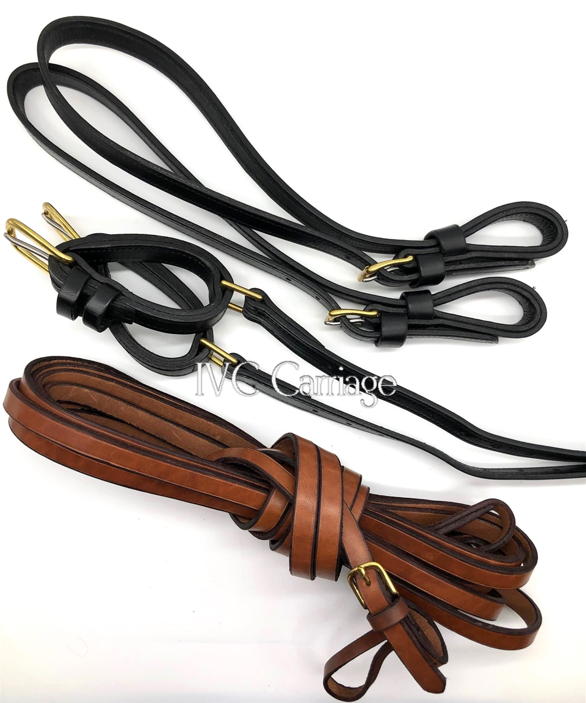 Leather Horse Harness Pair to Single Conversion | IVC Carriage