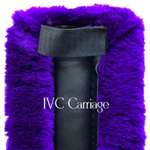 Fleece Horse Harness Saddle Pad Purple | IVC Carriage