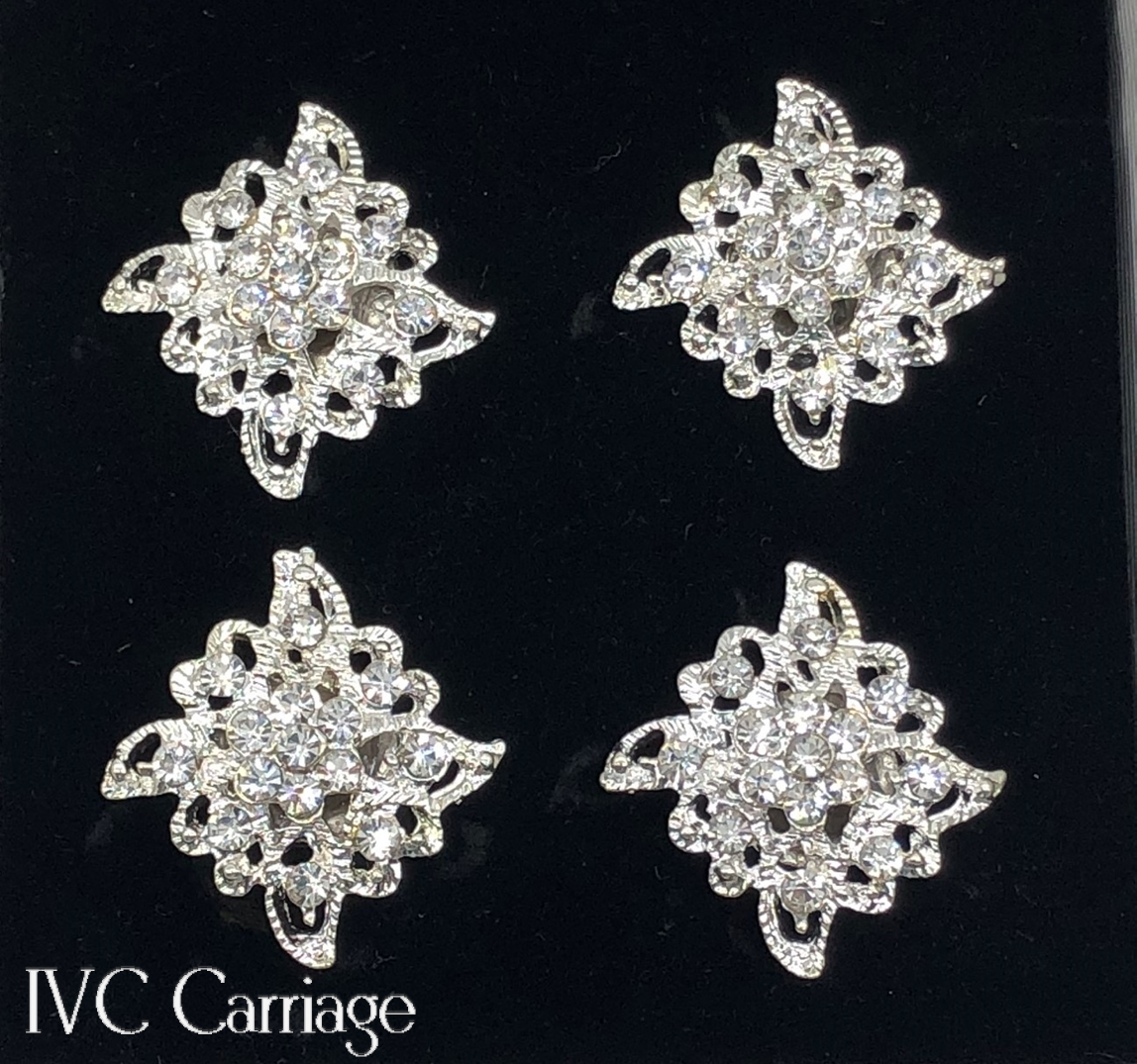 Rhinestone Diamond Magnetic Number Pins | IVC Carriage