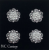 Silver Essence Magnetic Number Pins | IVC Carriage