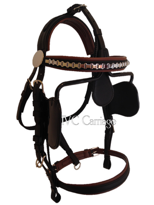 BioThane Synthetic Horse Harness Bridle | IVC Carriage