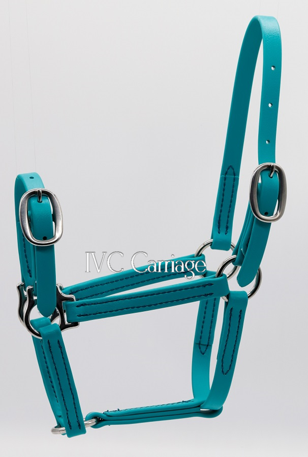 BioThane Nose Buckle Halter Teal | IVC Carriage