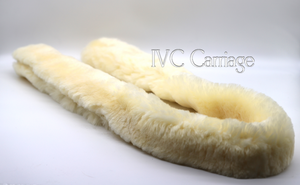 Sheepskin Horse Harness Trace Cover | IVC Carriage