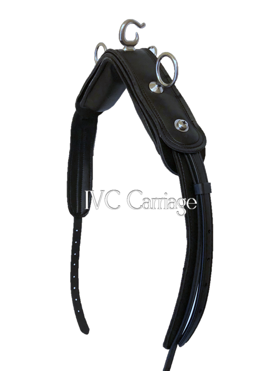Cob Horse Driving Harness – Black Nylon, Cob/Small Horse Size – Tough-1 Low Maintenance