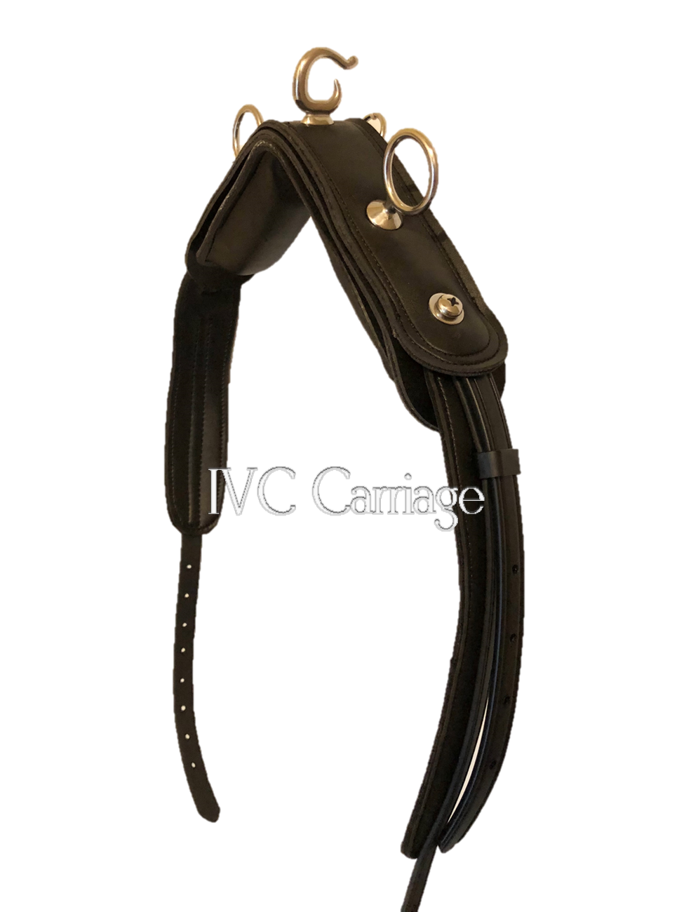 Traditional BioThane Horse Harness Saddle | IVC Carriage