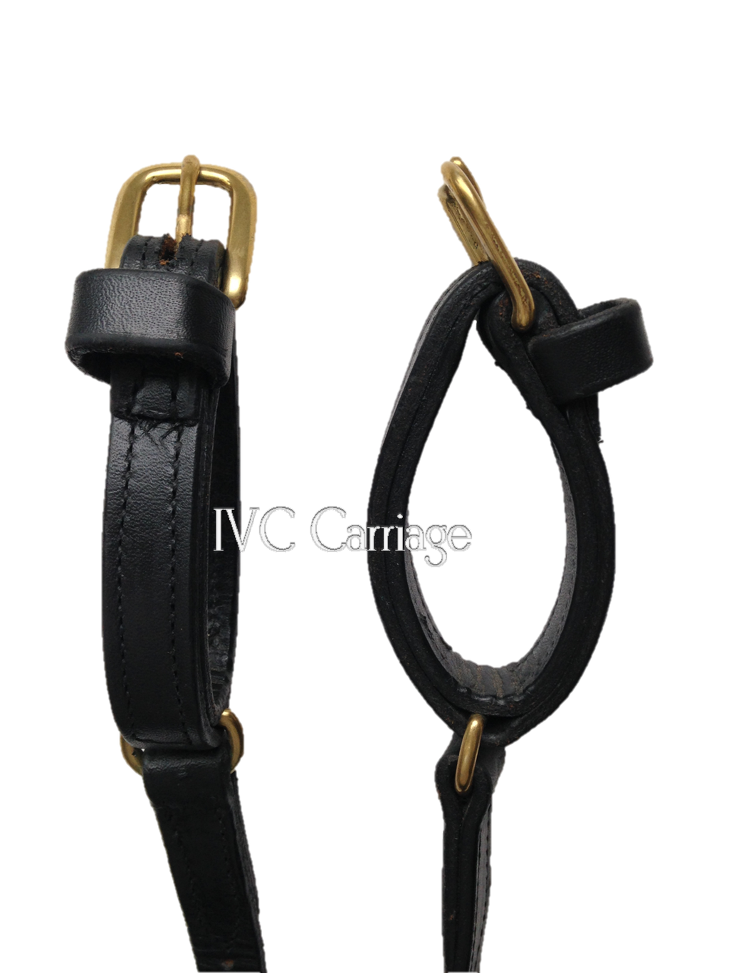 Leather Horse Harness Open Shaft Tugs | IVC Carriage