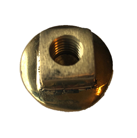 Horse Buggy Top Nut - Brass